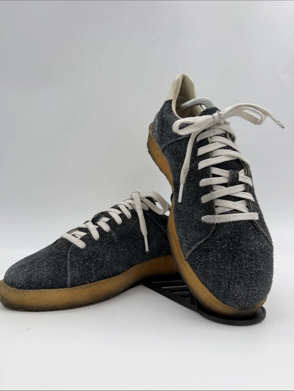 Clarks 1825 Tormatch Light Navy Shaggy Suede Casual Shoes 26162048 Mens Size 10
